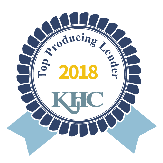 KHC Top Producing Lender - 2018 badge